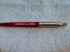 Parker Advertising Giddings & Lewis Ball Point Pen