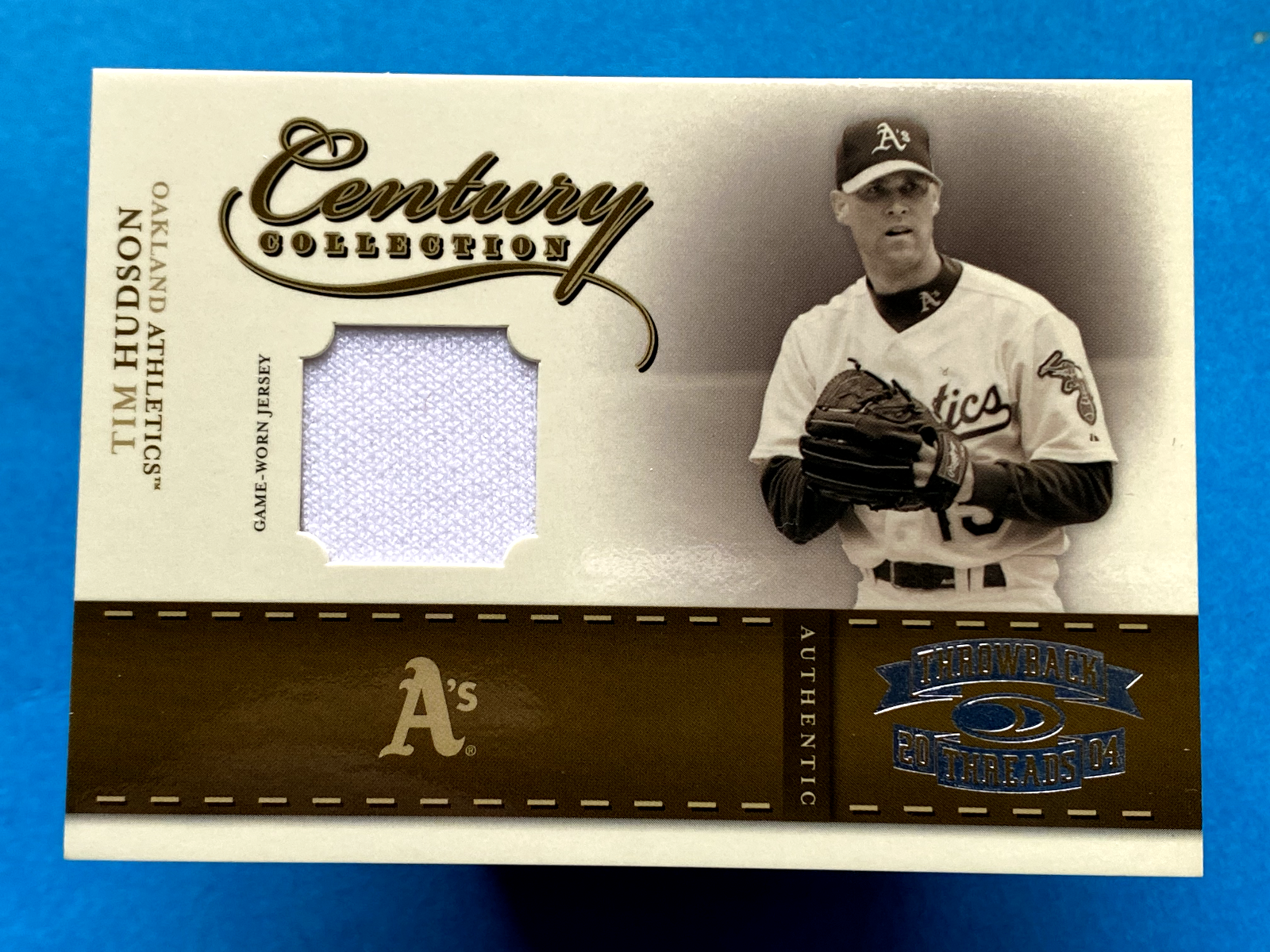 2004 Donruss Throwback Threads - Century Collection Material Tim Hudson ...