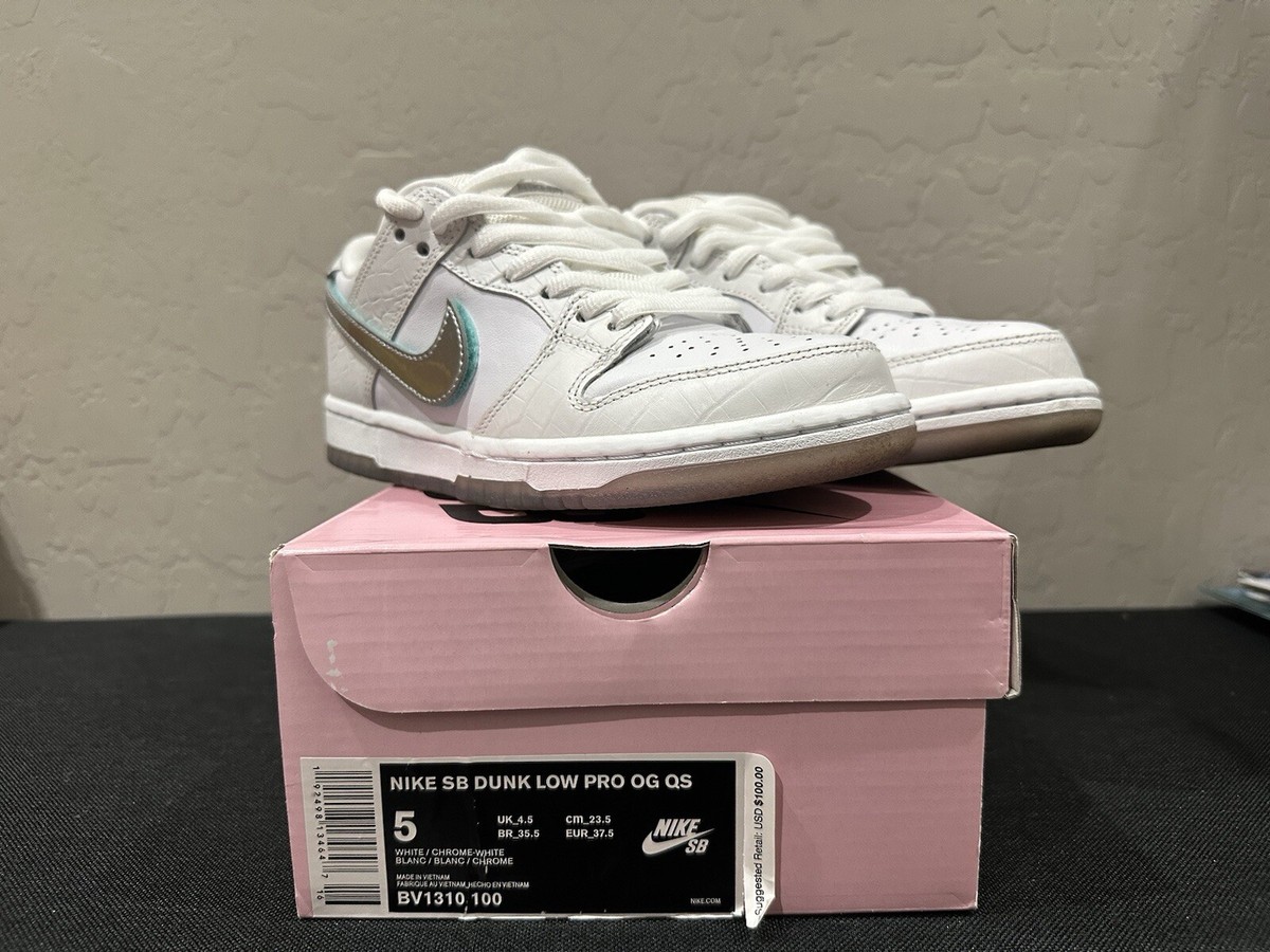 nike sb dunk low pro og qs diamond