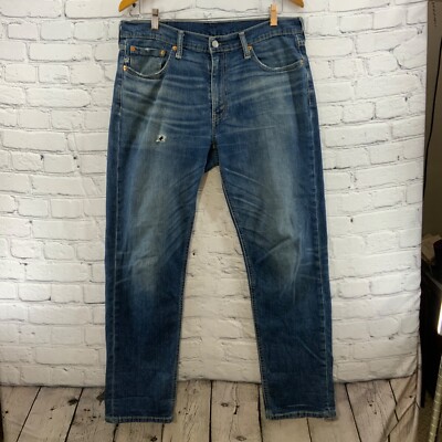 Levi s 541 Blue Jeans Mens Sz 33 x 32 Distressed workwear