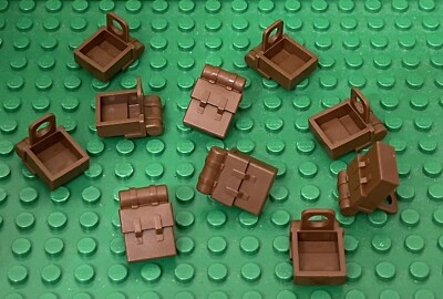 Lego 10 Reddish Brown Backpack / Knapsack Non-Opening,City,Star Wars,Pirates