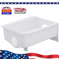 Refrigerator Ice Bucket for Whirlpool/Kenmore/Kitchenaid/Amana Refrigerators etc