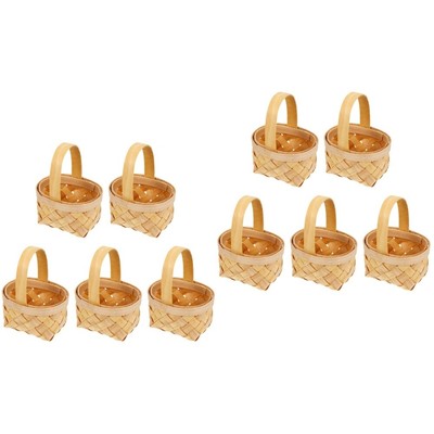  2 PCS Mini Körbe Süßigkeiten Fall Requisiten Spielzeug Behälter