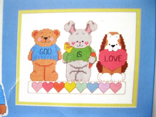 Dimensions 127 ALPHABET FUN Book #3 cross stitch pattern 8pg leaflet 1987 - Picture 4 of 8