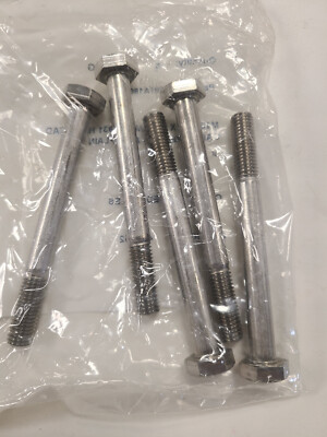 (5 Pack) DIN 931 Stainless Steel Hex Head Cap Screw M10-1.5 x 100mm