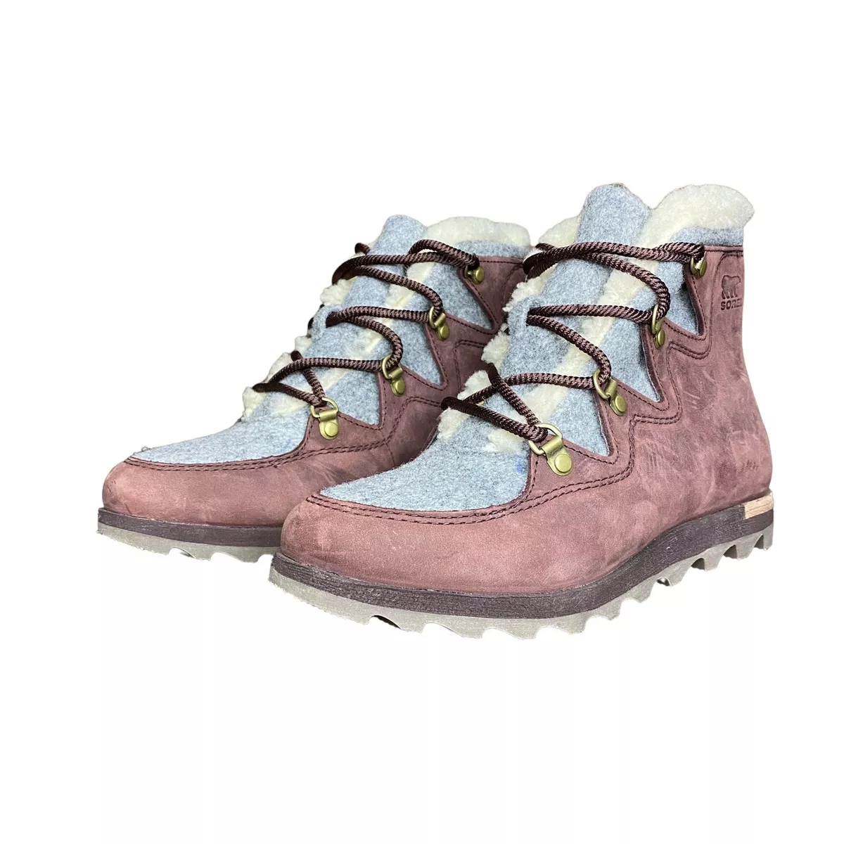 Sorel Sneakchic Cattail Alpine Women s Suede Leather Ankle Boots