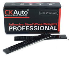 1/4 oz 0.25oz Black Adhesive Stick on Wheel Weights Easy Peel Tapes Cars Trucks