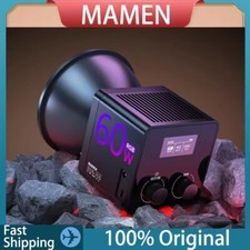 MAMEN 60W RGB Full Color Portable LED Video COB Light 2500K-6500K Studio Light