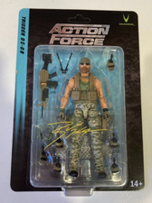 ACTION FORCE VALAVERSE 1 12 TRIGGER 6 ACTION FIGURE & SIGNED BY BOBBY VALA