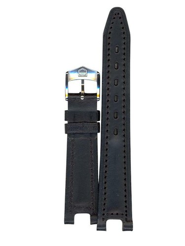 Tag Heuer Man's 18mm Black Genuine Leather Watch Band BN0457 - Picture 2 of 5