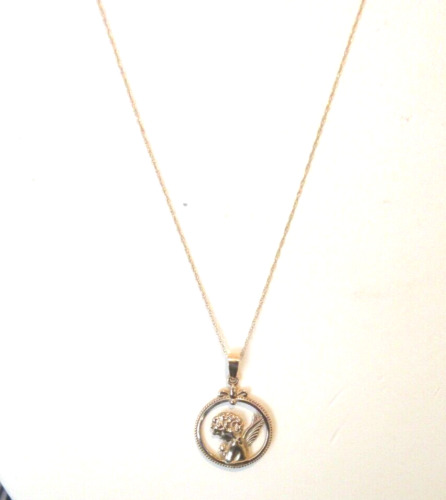JCM Jacmel 10K Yellow Gold Necklace with Round Ch… - image 1