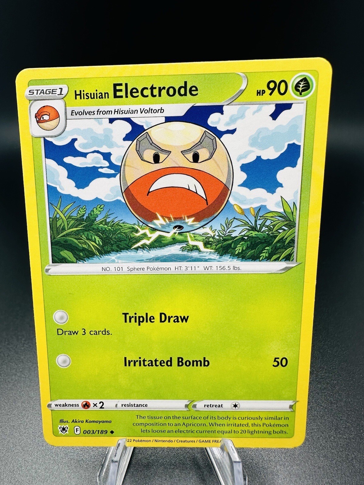 Pokemon TCG Hisuian Electrode 3/189 Astral Radiance 2022 eBay