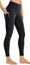 Women's High Waist Yoga Pants Black with Pockets