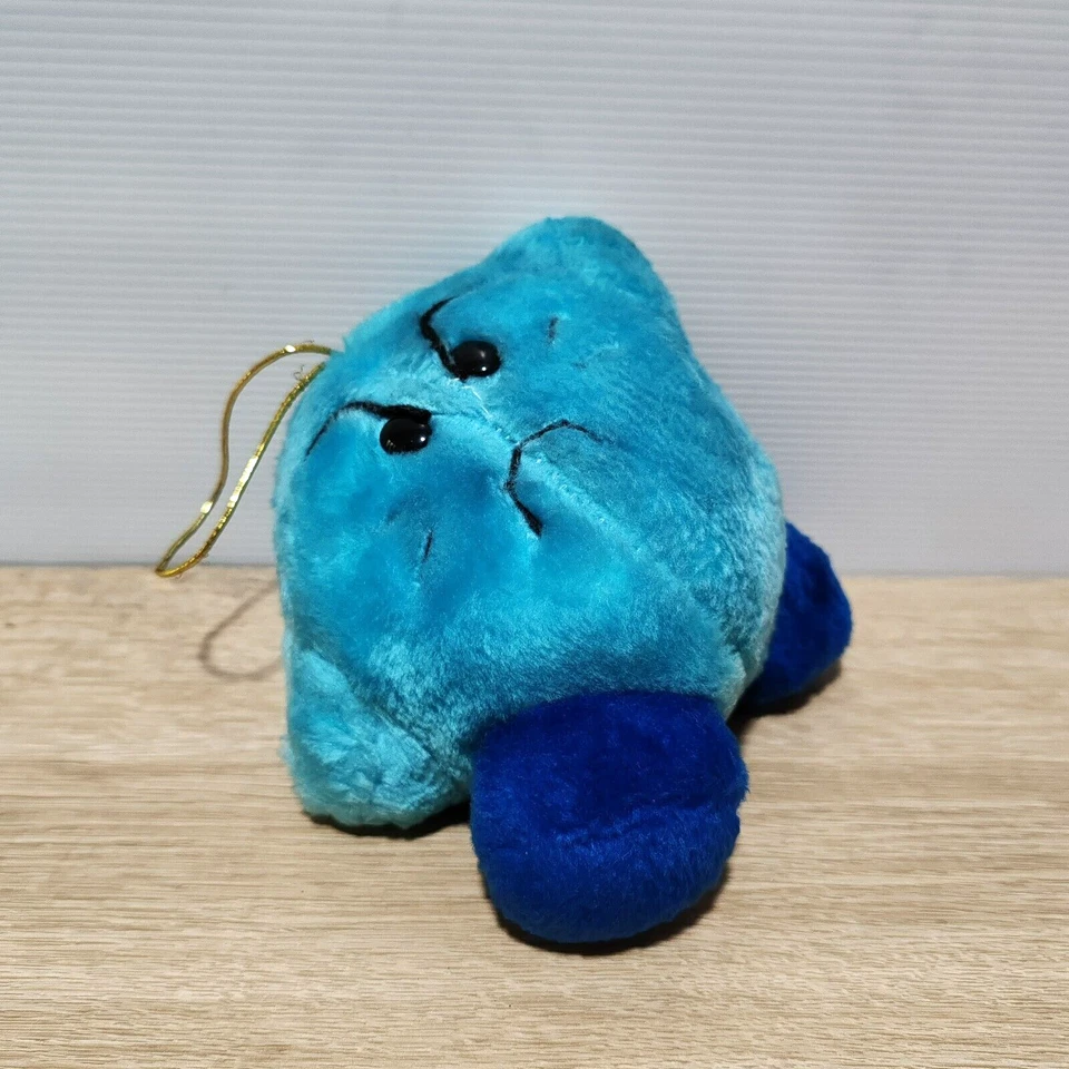 Muñeca de peluche Kirby's Adventure Takara 1993 juguete azul congelado de colección raro premio 5" Foto 2 de 4