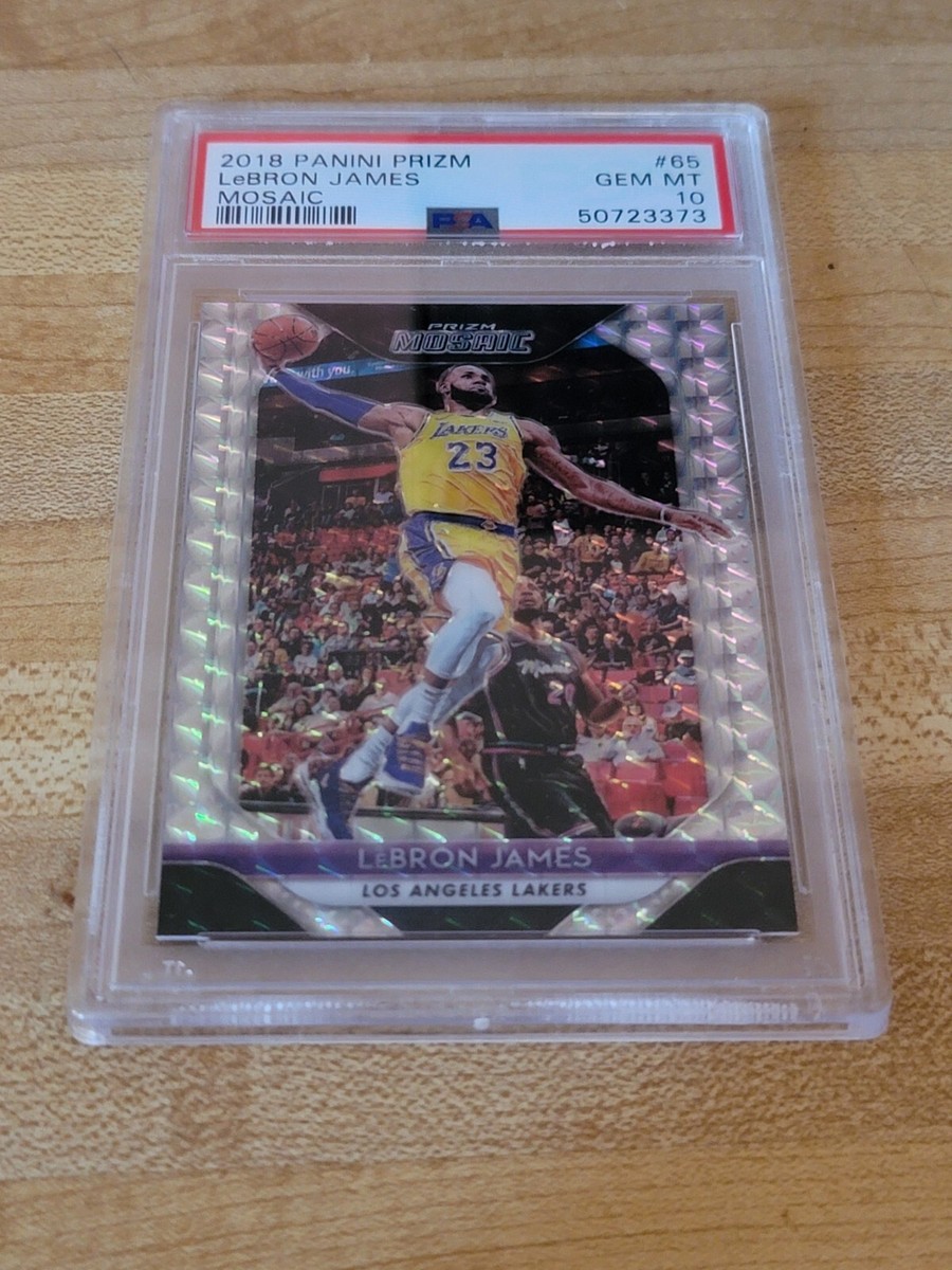 2018-19 PANINI PRIZM #65 mozaic LeBron James レブロン ジェームス