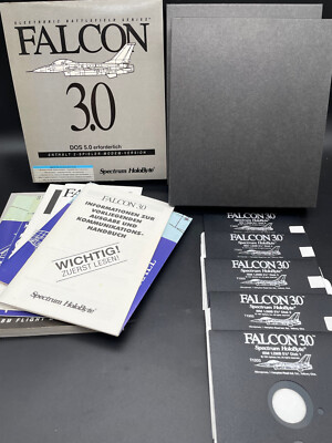 Falcon 3.0 - German - PC 5,25'' Floppy - BIG BOX / OVP / Boxed - TOP Zustand