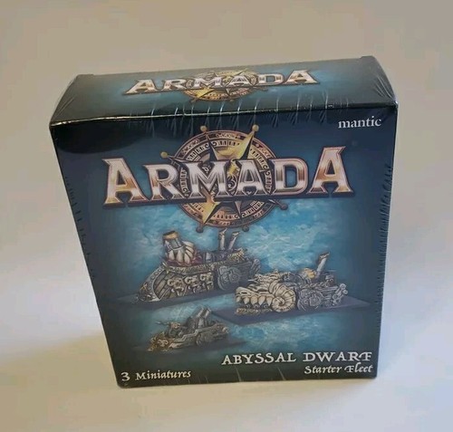 Mantic Armada Abyssal Dwarf Starter Fleet Kings of War Chaos Dwarves - NEW