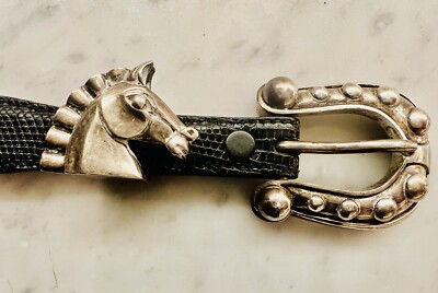 Barry Kieselstein-Cord Sterling Horse Buckle #SL10 Tapered  display picture 1