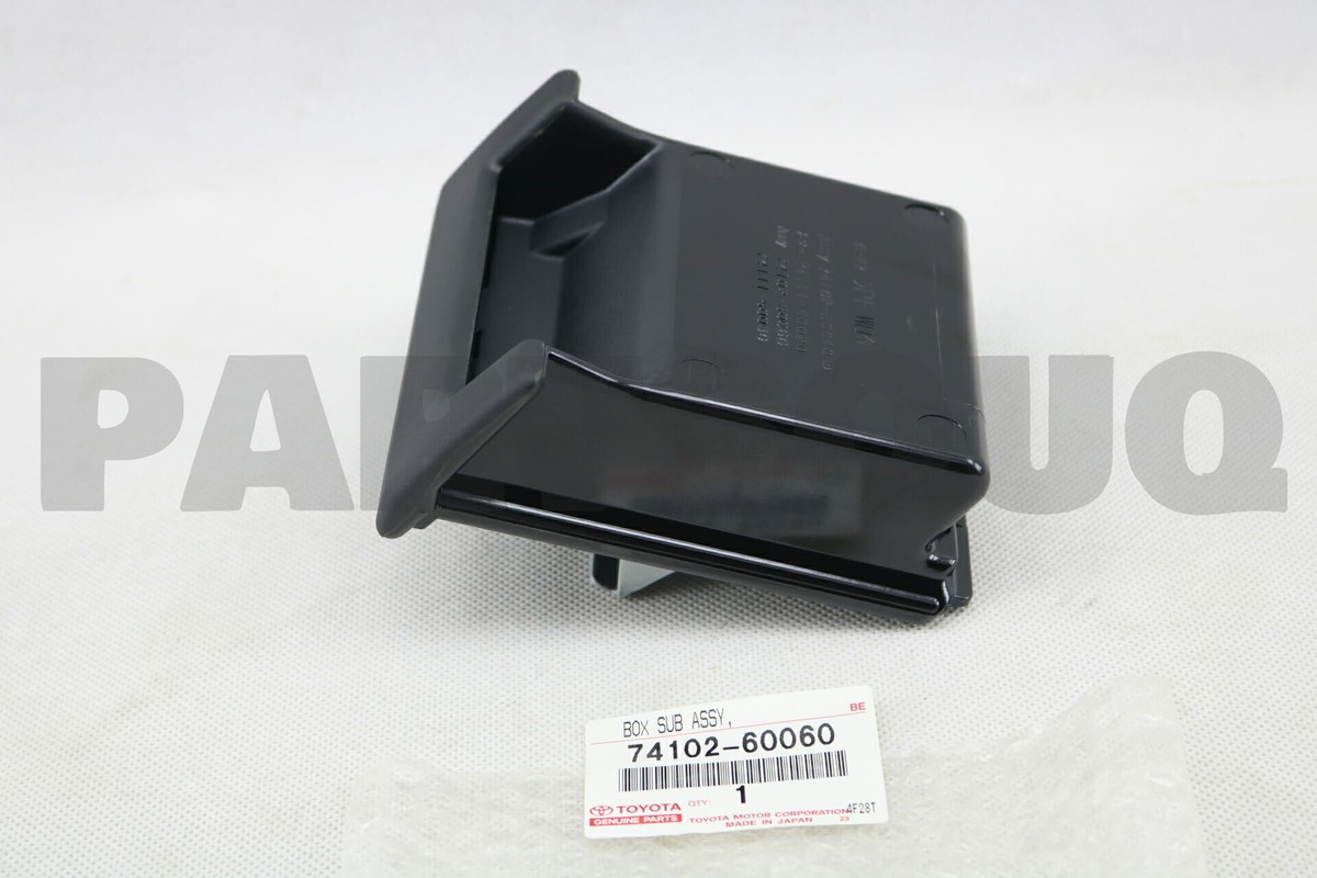 7410260060 Genuine Toyota BOX SUB-ASSY, FRONT ASH RECEPTACLE 74102