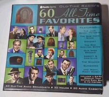 2001- Old Time Radio's 60 All-Time Favorites Complete Cassette SET