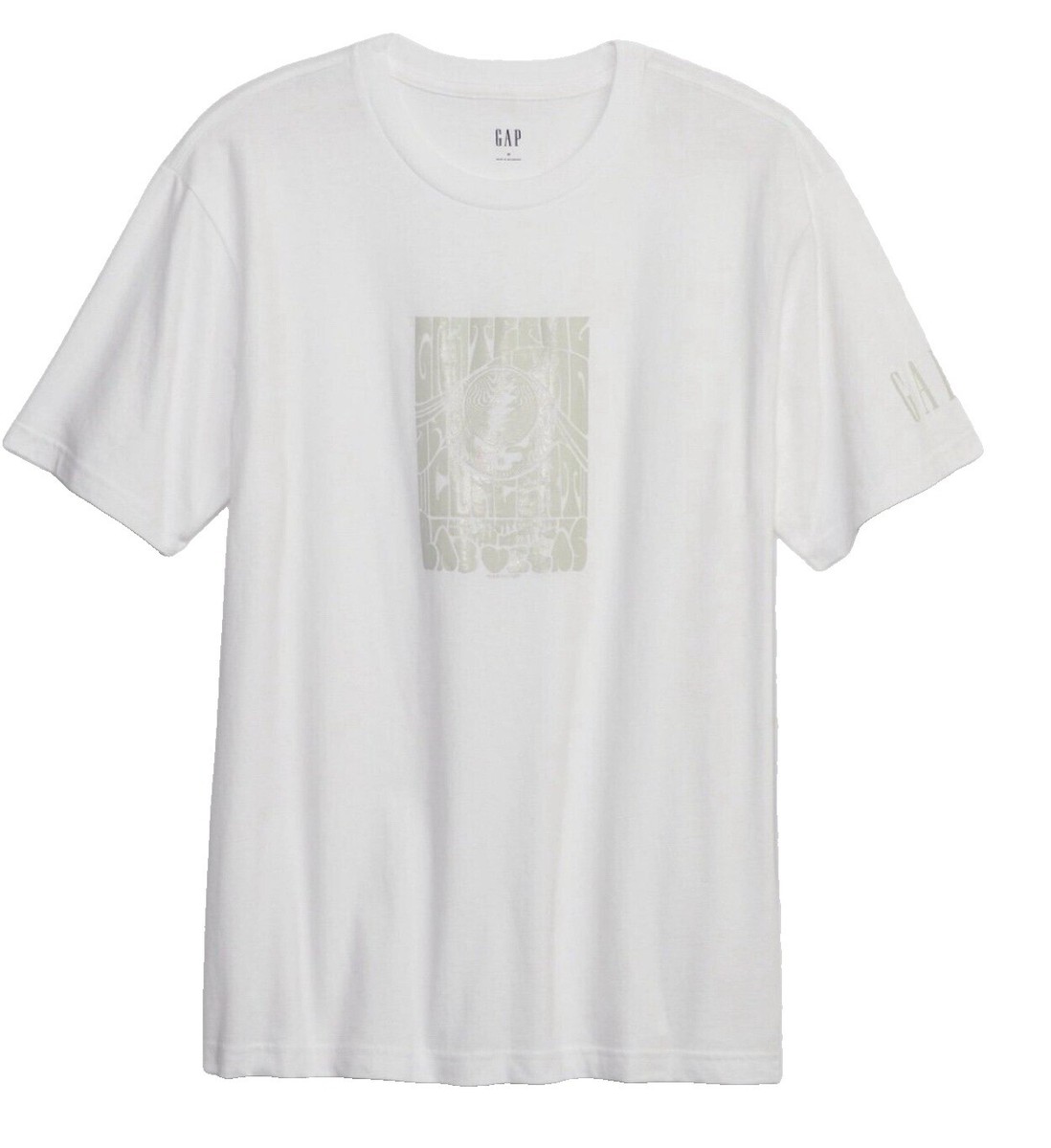 Camiseta Levis Hombre Camiseta Básica Gap Classic Algodón Blanco