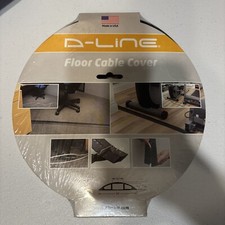 D-Line Floor Cable Cover 6  Length Made In U.S.A. In Black