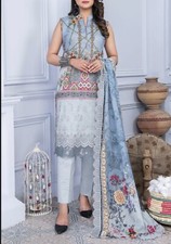 Lawn embroidery kameez Shalwar 4XL Bust 54 Pakistani