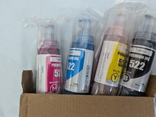 522 Ink Bottles 4 Pack for ET-2720 ET-2800 ET-2803 ET-4700