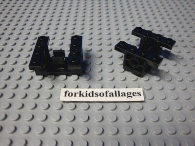 2x Lego Technic BLACK GEARBOX 4x4x1 2/3 Axle Gear Box Mindstorm NXT Part #6585