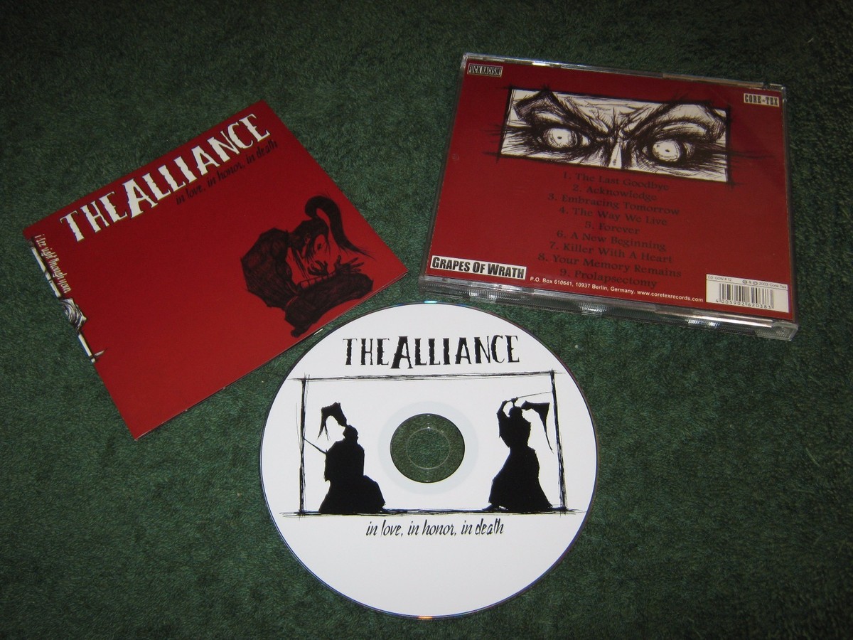 The Alliance - In Love In Honor In Death (cd) | eBay