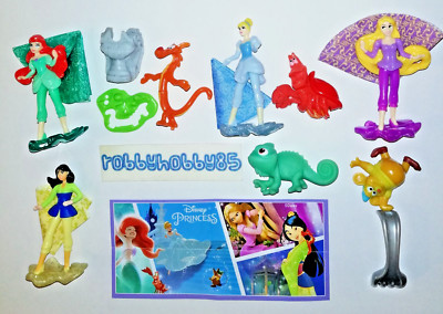 DISNEY PRINCESS COMPLETE SET WITH ALL PAPERS EN365 - SE570 KINDER SURPRISE 2018 