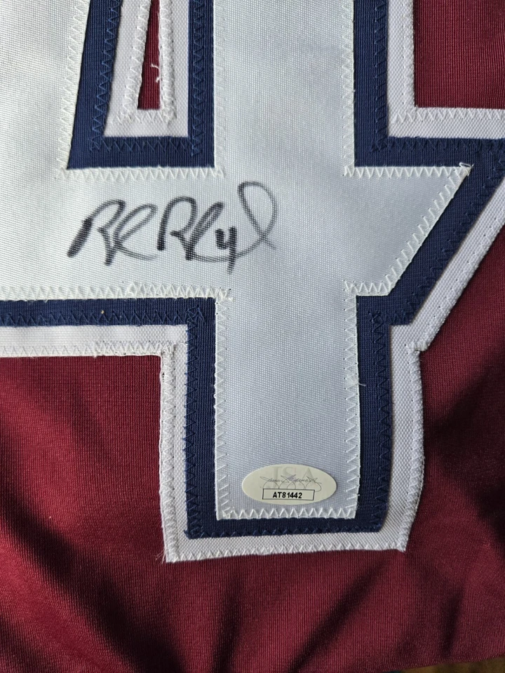 Camiseta personalizada Colorado Avalanche assinada por Rob Blake (certificado de autenticidade JSA) - Imagem 4 de 4