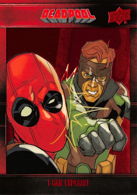 Deadpool Marvel 2018 Upper Deck BASE Trading Card 50 I CAN EXPLAIN 