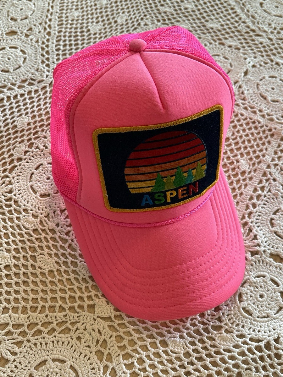 Aspen Neon Pink Aviator Nation Hat Aviator Nation Hat Adults