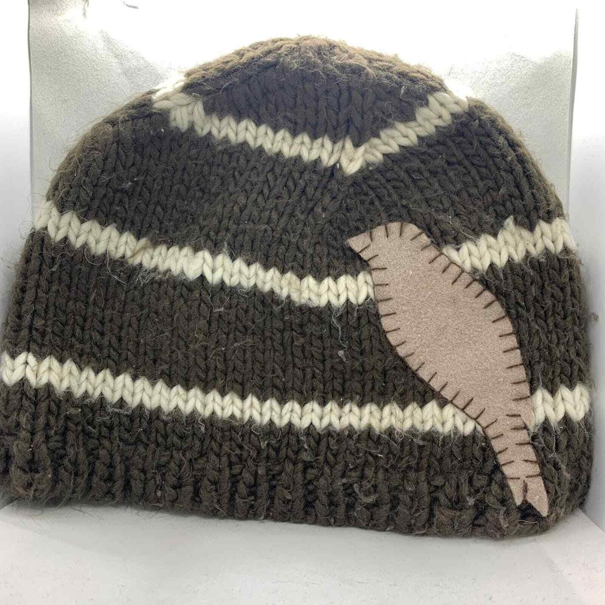 vintage Y2K 2000's BURTON SNOWBOARDS Bird striped knit woven