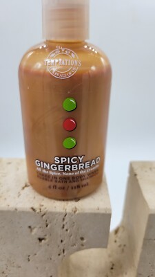 Bath & Body Works Temptations Spicy Gingerbread 3in1 Body Wash 4oz Rare HTF