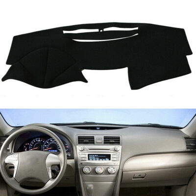 Dashboard Cover Pad For 2007-2011 Toyota Camry - Front Dash Mat, Gray Textured