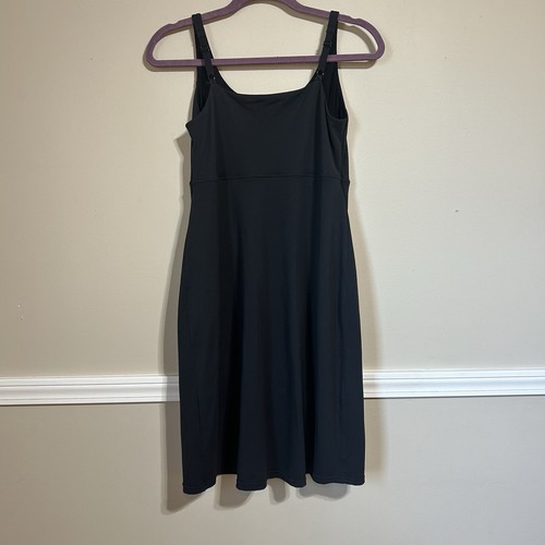 Flexees Tank Dress Built in Bust Support Shapewear Womens 2XL Black Sleeveless - Picture 6 of 12