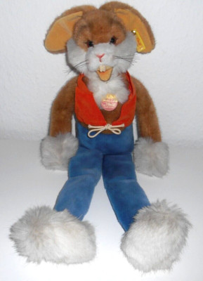 Steiff Joggi Schlenkerhase 3145/55 K/F/S 55cm Vintage