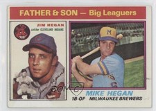 1976 Topps Father & Son Mike Hegan Jim Hegan #69 0it8
