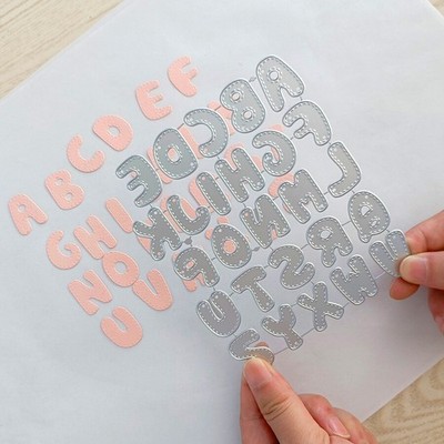 Letter Metal Cutting Dies Mold Scrapbook Paper Craft Mould Blade Punch Stencils