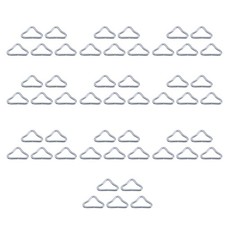 50Pcs Trampoline Triangular Buckle Replaceable Trampoline Mat Triangle Rings
