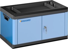 Heavy Duty Lockable Double Door Tool Box with Multifunctional Countertop