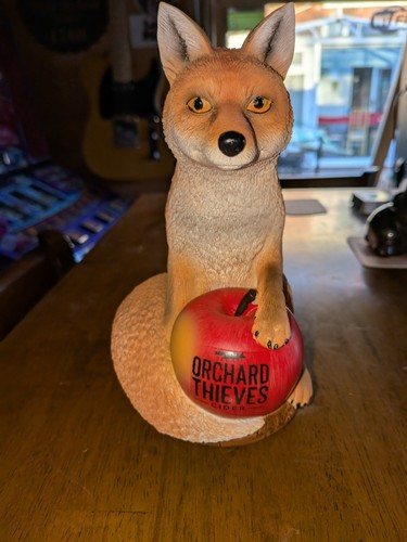 Orchard Thieves Fox Hard Cider Beer Tap Handle Knob (Very Rare) - 第 1/7 張圖片