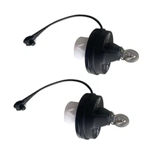 2Pcs Locking Fuel Cap Fit For Buick Century Cadillac DeVille 5491435 Regular