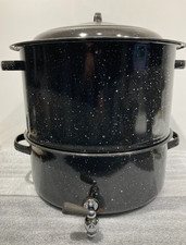 Graniteware Clam Steamer 3 Piece