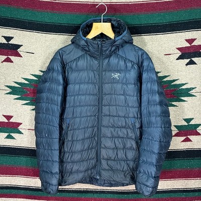 Arc'Teryx Ultralight Navy Blue Daunenjacke - Herren Medium - Packbar
