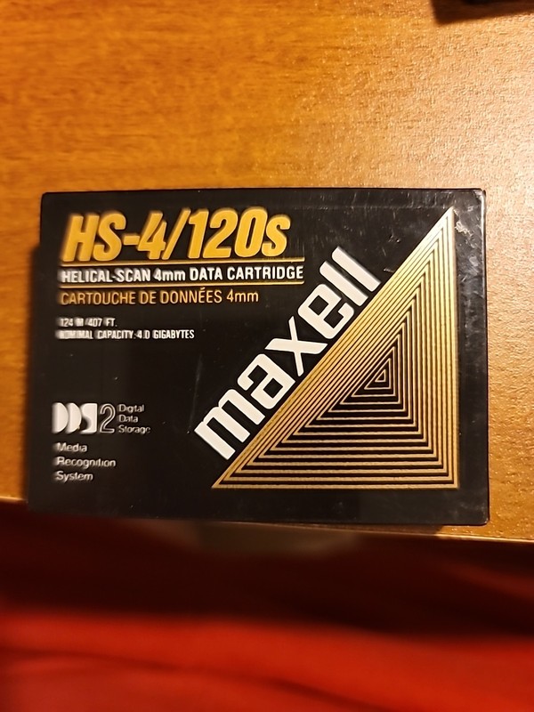 4GB Data Cartridge New Factory Sealed Maxell HS-4/120s
