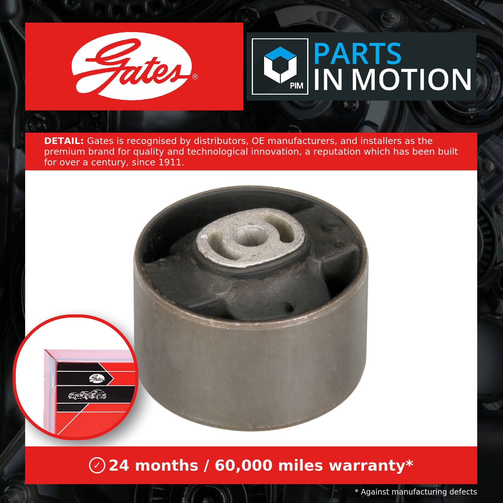 BUFFER ENGINE MOUNT ETM1599 FOR PEUGEOT PARTNER/Box/Body/MPV/Platform/Chassis - Image 16