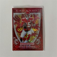 Panini 2025 Rookies & Stars Crusade  Patrick Mahomes II Chiefs #1 NFL football